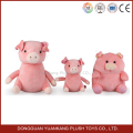 Custom 10 pulgadas de peluche promocional felpa de cerdo